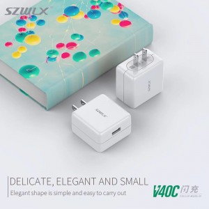 WEX - V40C OPPO VOOC flash charge power adapter, wall charger , travel charger