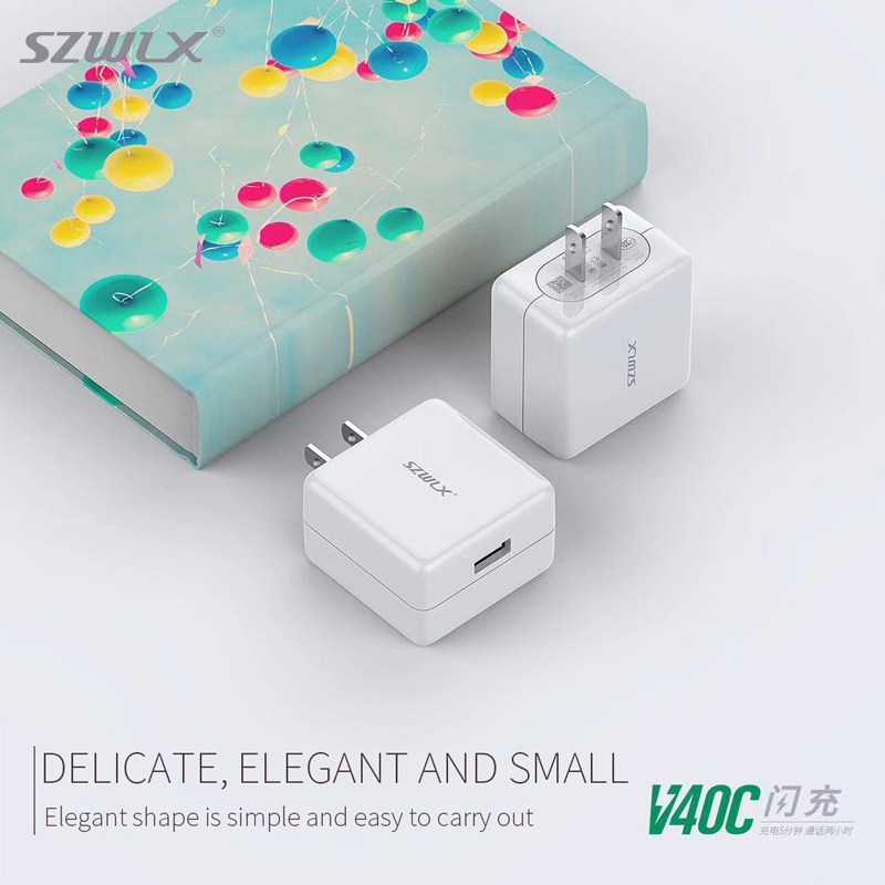WEX - V40C OPPO VOOC flash charge power adapter, wall charger , travel charger