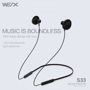 WEX - S33 Bluetooth earphone