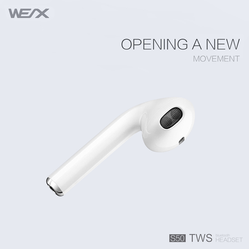 WEX S50 TWS Earphones, true wireless stereo earphones